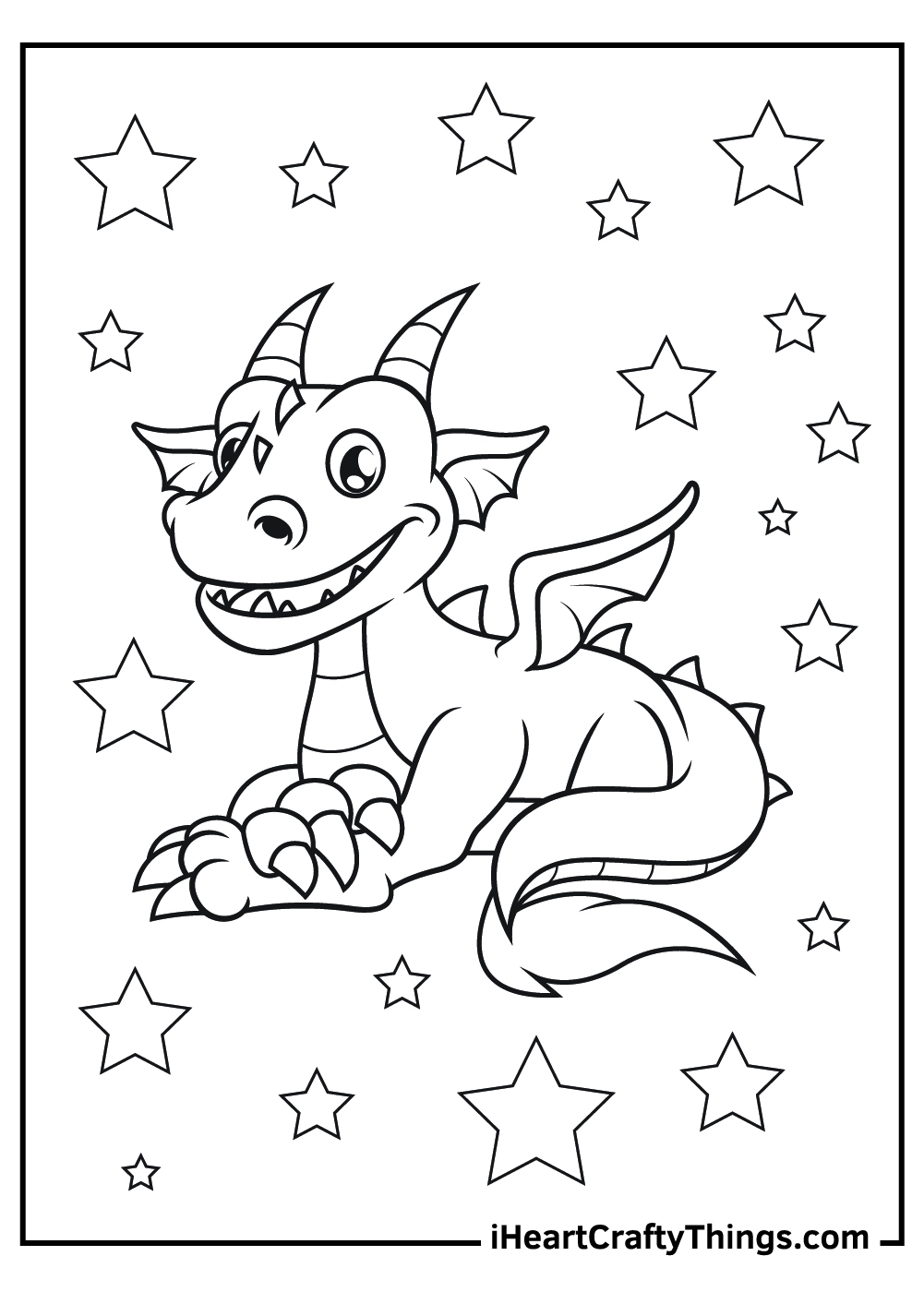 Dragon Free Printable Coloring Pages