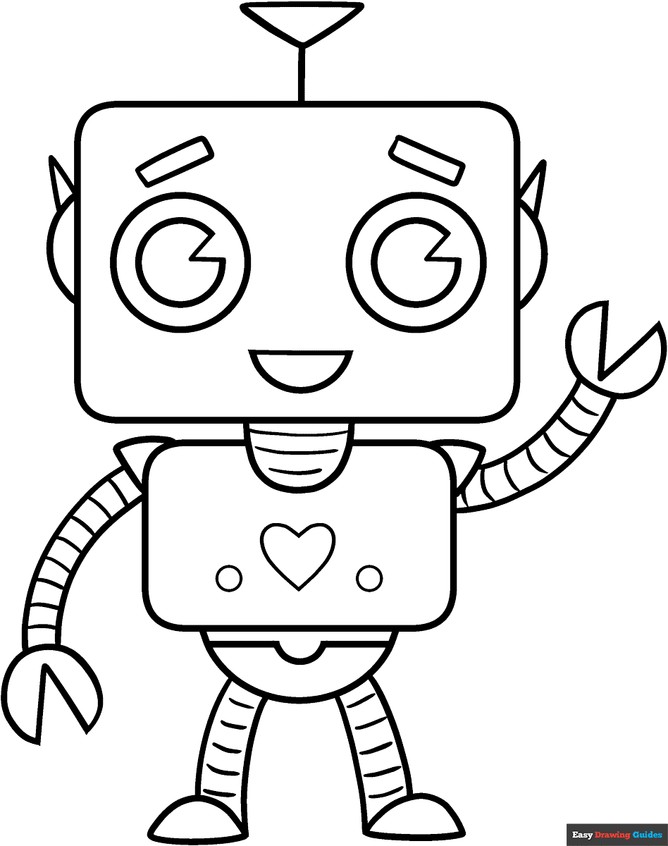 Animal Robot Color Pages Printable.